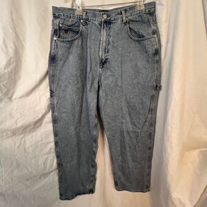 Tommy Hilfiger Vintage 90s mens blue jeans straight fit medium wash Size 38 x 34